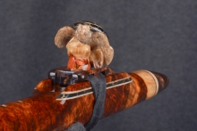 Amboyna Burl Native American Flute, Minor, Mid B-4, #T5K (8)